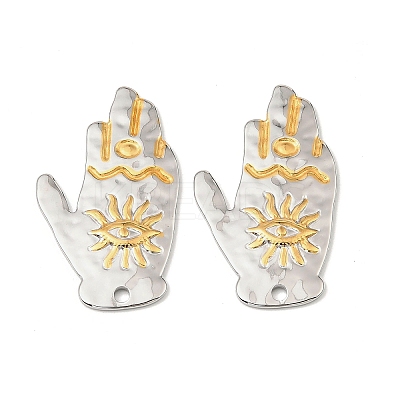 304 Stainless Steel Pendants STAS-T068-60GP-1