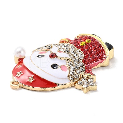 Christmas Zinc Alloy Rhinestone Pendnats LS-PALLOY-K008-01D-KCG-1