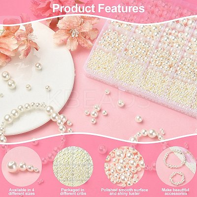 DIY Imitation Pearl Bracelet Making Kit DIY-YW0008-13-1