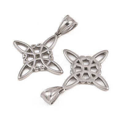 304 Stainless Steel Pendants STAS-B167-20A-P-1