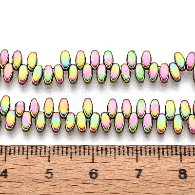 Electroplated Synthetic Non-magnetic Hematite Beads Strands G-T139-65H-1