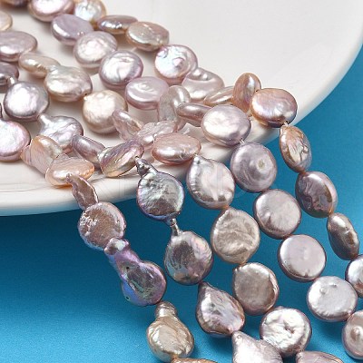 Natural Baroque Keshi Pearl Beads Strands PEAR-P064-08F-05F-1