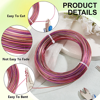 1 Roll Gradient Color Aluminum Wire AW-BC0003-38B-1
