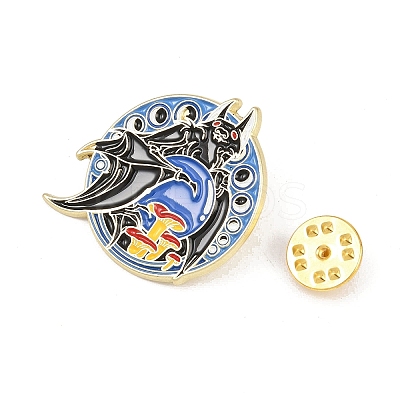 Gothic Enamel Pins JEWB-L027-09G-01-1