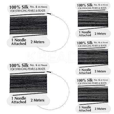 5Pcs Pure Silk Cord OCOR-BBC0001-04A-1