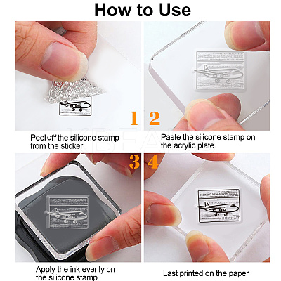 Custom Summer Theme PVC Plastic Clear Stamps DIY-WH0631-0493-1