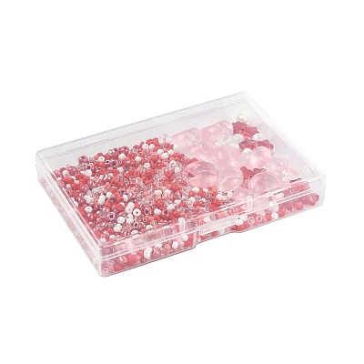 Mixed Styles Glass Beads Strands EGLA-FS0002-63C-1