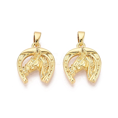 Brass Pendants KK-Q073-05P-1