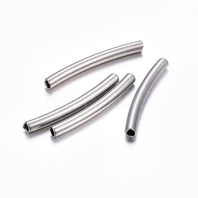 Tarnish Resistant 304 Stainless Steel Tube Beads X-STAS-F174-17P-A-1