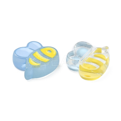 24Pcs 12 Style Transparent Acrylic Beads MACR-FS0001-17-1