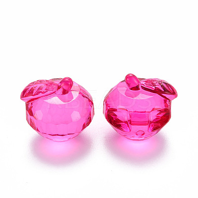 Transparent Acrylic Pendants TACR-T024-05B-906-1
