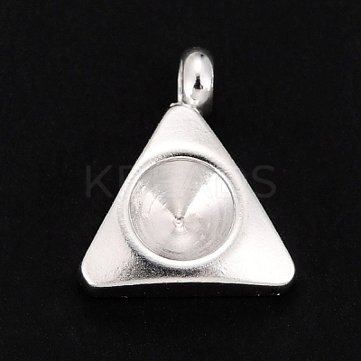 201 Stainless Steel Pendant Rhinestone Settings LS-STAS-G224-29S-1