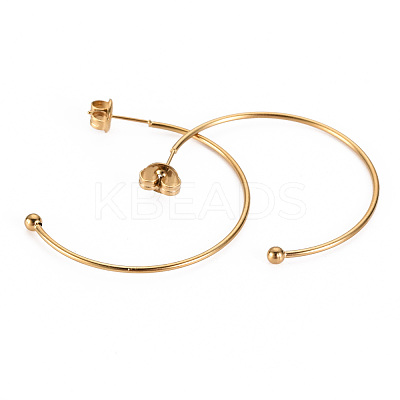 304 Stainless Steel Stud Earrings STAS-S116-272D-G-1