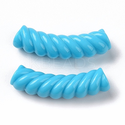 Opaque Acrylic Beads OACR-A016-03E-1