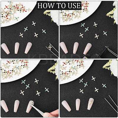 Alloy Rhinestone Cabochons MRMJ-CP0001-29A-1