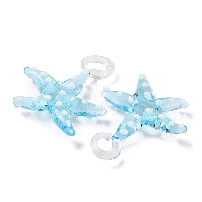 Handmade Lampwork Pendants LAMP-A004-05P-1