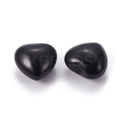 Natural Obsidian Heart Love Stone LS-G-I219-05B-1