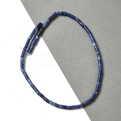 Synthetic Imperial Jasper Dyed Beads Strands G-D077-B01-12-1