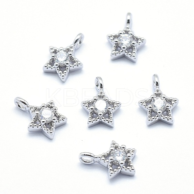 Brass Charms ZIRC-J040-37P-04-NR-1