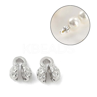 Flower Brass Bead Tips LS-KK-M326-10P-1