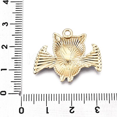 Halloween Theme Rack Plating Alloy Enamel Pendants X1-ENAM-N056-393C-KCG-1
