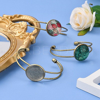 DIY Brass Cuff Bangle Making DIY-X0292-64AB-1