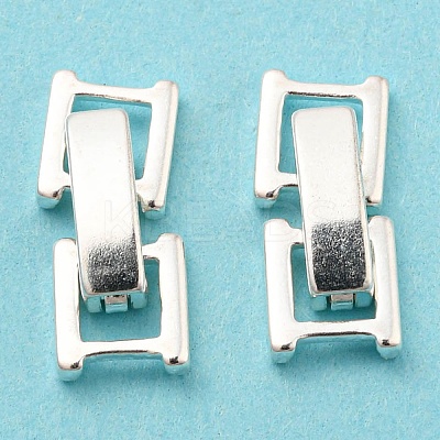 Eco-Friendly Brass Watch Band Clasps KK-M225-28S-1