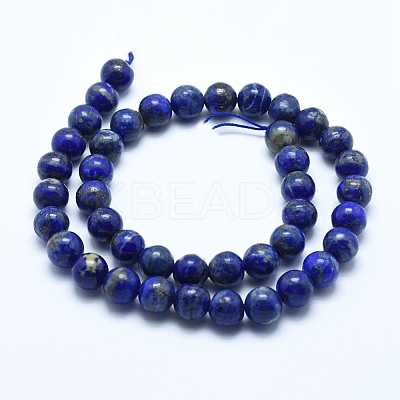 Natural Lapis Lazuli Beads Strands G-E483-17-5mm-1