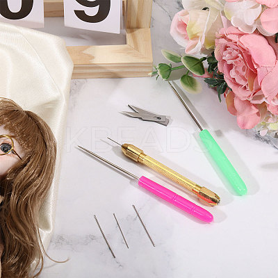 DIY Doll Hair Making Supplies Kits TOOL-GL0001-17-1