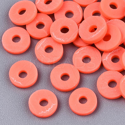 Handmade Polymer Clay Beads X-CLAY-Q251-6.0mm-72-1