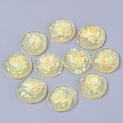 Transparent Epoxy Resin Cabochons LS-X-CRES-T020-09D-1