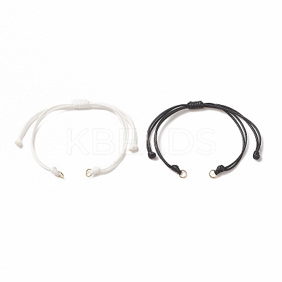 2Pcs Braided Waxed Polyester Cord AJEW-JB01152-02-1