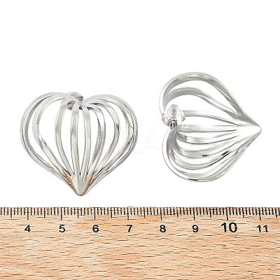 304 Stainless Steel Stud Earrings EJEW-D319-01P-1