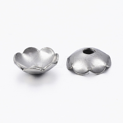 Tarnish Resistant 304 Stainless Steel Bead Caps STAS-H396-16P-1