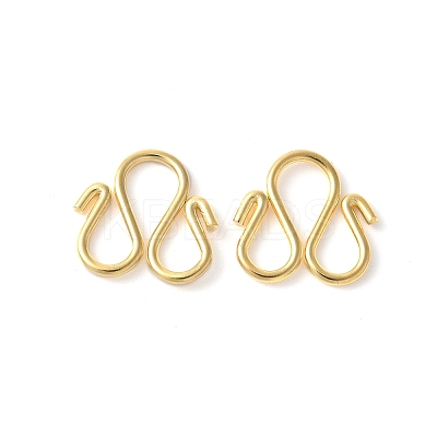 304 Stainless Steel S-Hook Clasps STAS-Z124-04B-G-1