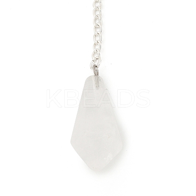 Natural Quartz Crystal Cone Pointed Dowsing Pendulums G-A249-02S-10-1