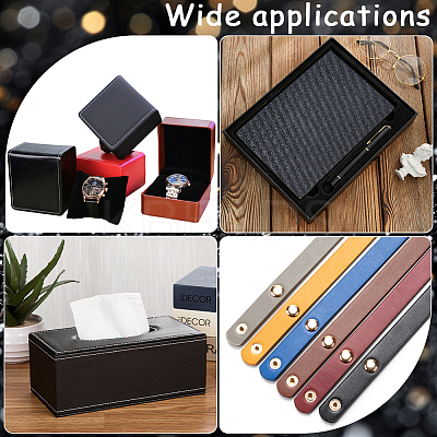Waterproof Laser PU Leather Fabric DIY-WH0622-060A-1