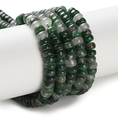 Natural Qinghai Jade Beads Strands G-K343-C31-01-1