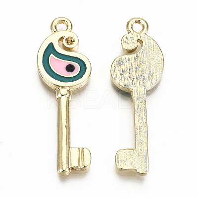 Alloy Pendant Rhinestone Settings LS-PALLOY-T075-39-NR-1
