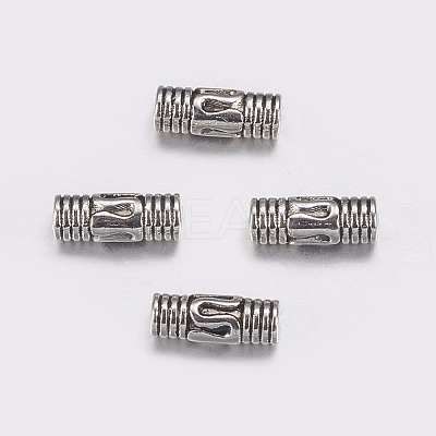 Tibetan Style Alloy Beads X-TIBEB-1009-AS-LF-1
