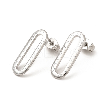Non-Tarnish 304 Stainless Steel Stud Earrings for Women EJEW-I281-23P-1