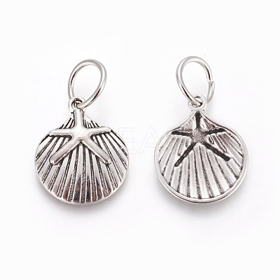 Tibetan Style Alloy Pendants PALLOY-F224-02AS-05-1
