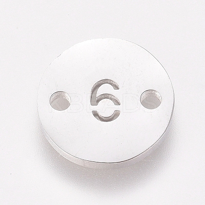 Non-Tarnish Numbers 304 Stainless Steel Links LS-STAS-G216-06P-1