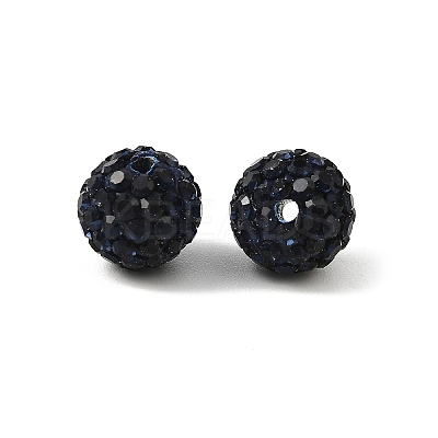 Pave Disco Ball Beads RB-H258-10MM-207-1