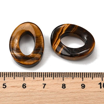Natural Tiger Eye Pendants G-Z082-01B-1
