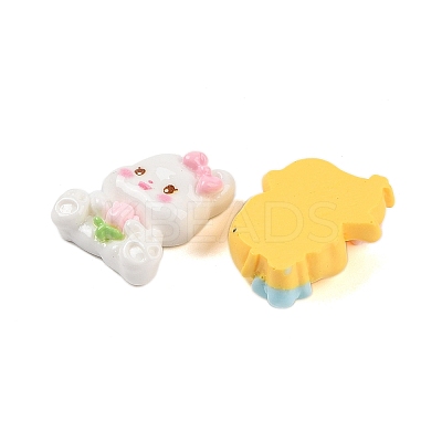 Cartoon Animal Theme Opaque Resin Decoden Cabochons CRES-M033-02-1