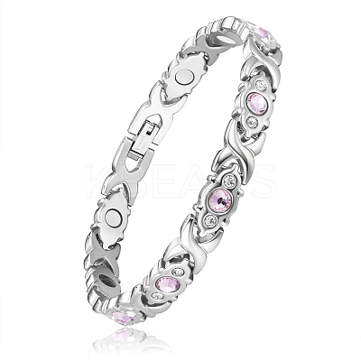 Stainless Steel Panther Chain Watch Band Bracelets JB666A-1