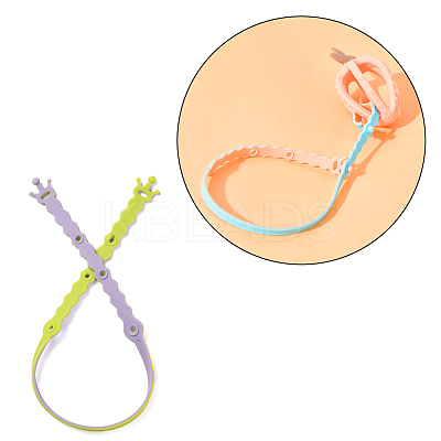 Silicone Baby Pacifier Holder Chains SIL-P004-B03-1