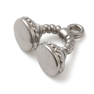 304 Stainless Steel Pendants STAS-M070-10P-1