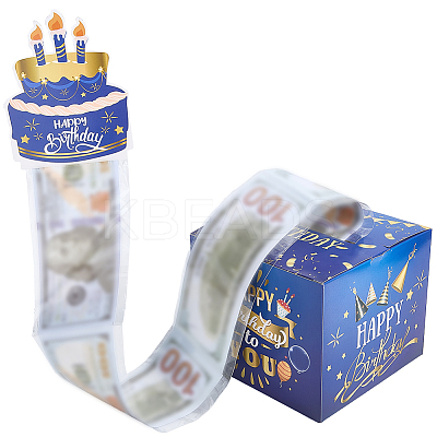 Happy Birthday Day Money Box for Cash Gift Pull DIY-WH200050-31F-1